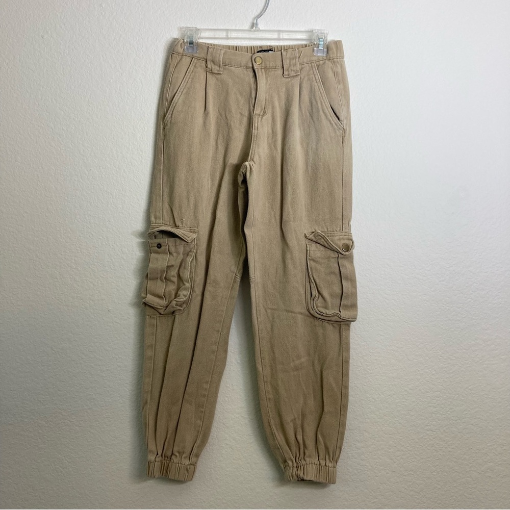 Fashion Nova Cargo Pants - Khaki - Size Small